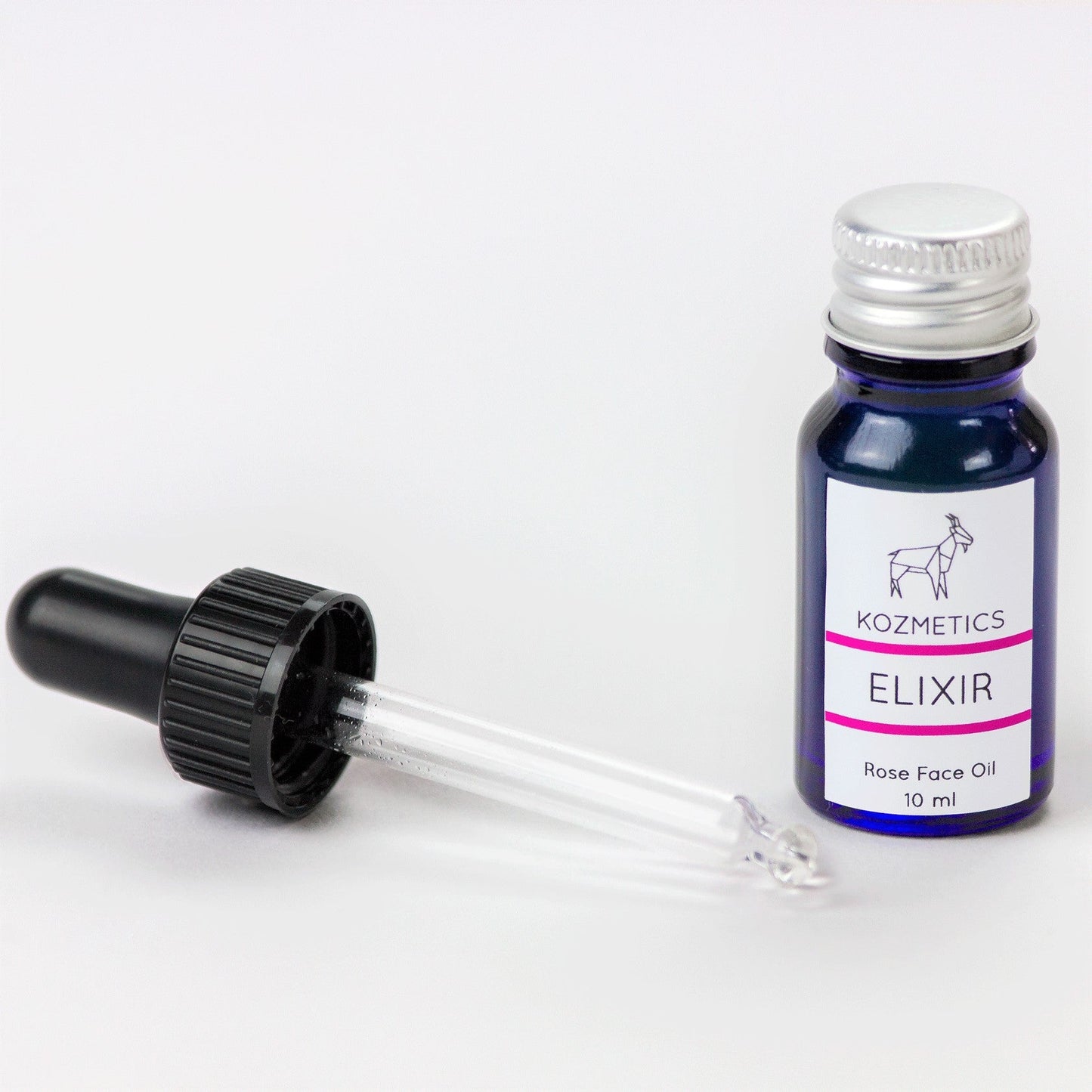 Recycled glass: Luxurious Rose Face & Neck Elixir