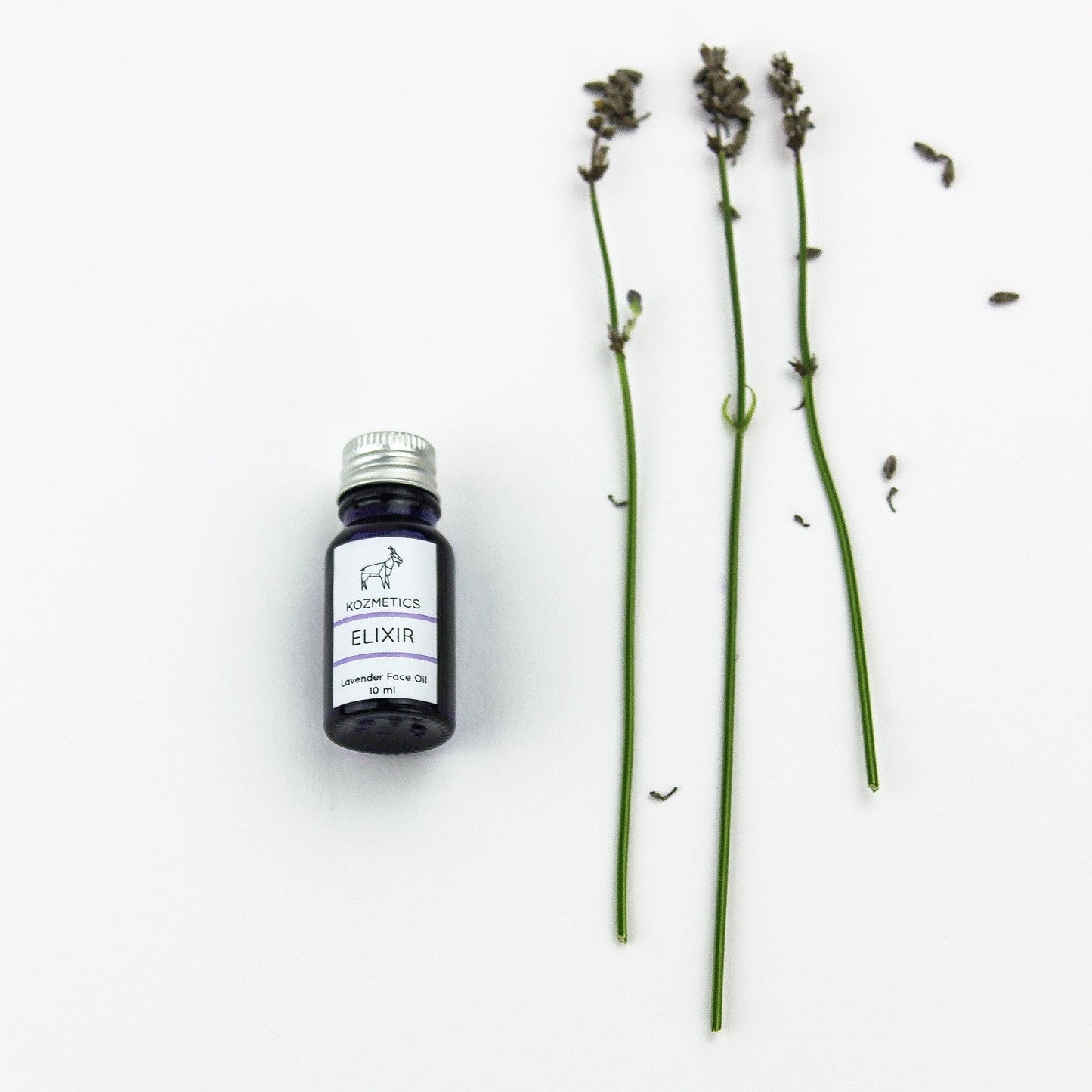 Recycled glass: Re-balancing Lavender Face & Neck Elixir